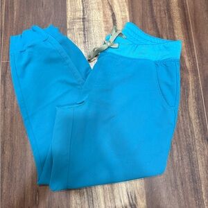 Figs Scrub Jogger Zamora Teal Medium Petite